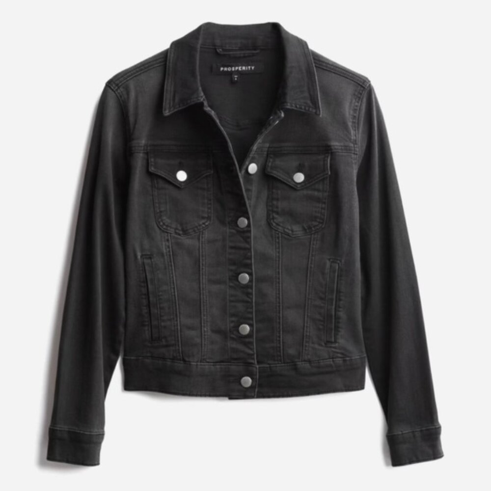 Prosperity Medium Black Denim Jacket